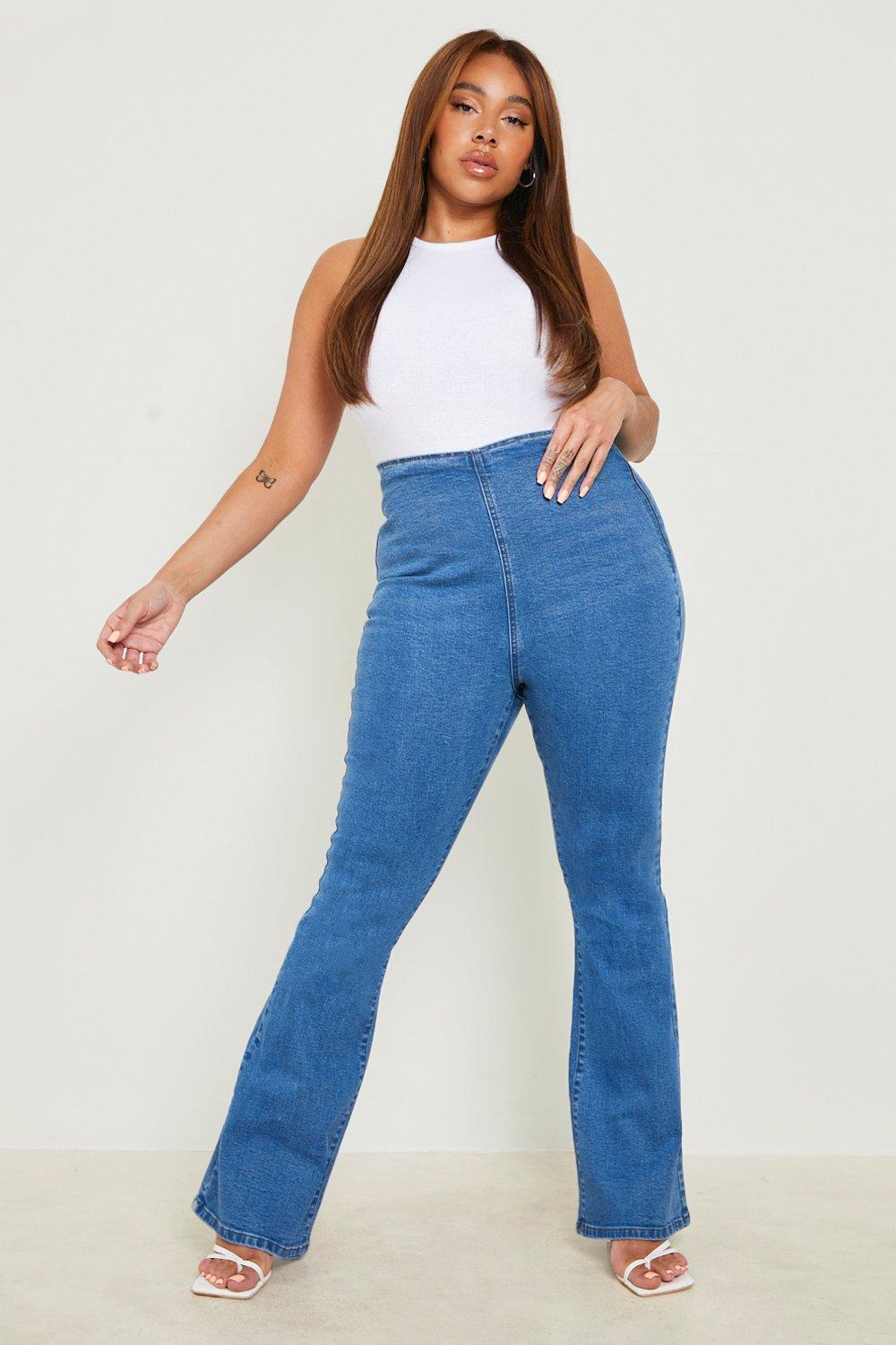 Plus size hotsell stretch denim jeggings